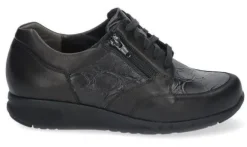 DAMES Durea - K plus - 6287 0728 - Zwart - Uitneembaar voetbed