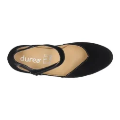DAMES Durea - Wijdte E - 5752 7448 - Zwart - Uitneembaar voetbed