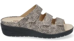 DAMES Durea - Wijdte E - 7369 - Taupe - Uitneembaar Voetbed