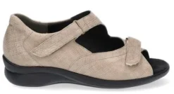 DAMES Durea - Wijdte G - 7395 9527 - Taupe - Uitneembaar voetbed