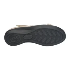 DAMES Durea - Wijdte G - 7395 - Taupe - Uitneembaar Voetbed