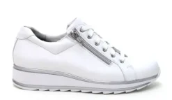 DAMES Durea - Wijdte G - 6239 - Wit - Uitneembaar voetbed