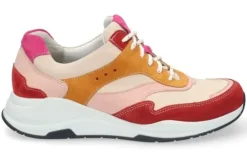 DAMES Durea - Wijdte G - Rood met diverse kleuren - 6267 - Uitneembaar voetbed
