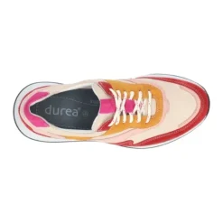 DAMES Durea - Wijdte G - Rood met diverse kleuren - 6267 - Uitneembaar voetbed