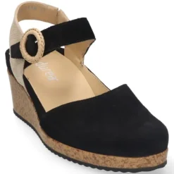 DAMES Durea - Wijdte H - 5919 1007 - Zwart - Uitneembaar voetbed