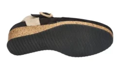 DAMES Durea - Wijdte H - 5919 1007 - Zwart - Uitneembaar voetbed