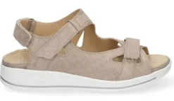 DAMES Durea - Wijdte H - 7407 9567 - Taupe - Uitneembaar voetbed