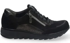 DAMES Durea - Wijdte H - 6263 1137 - Zwart - uitneembaar voetbed