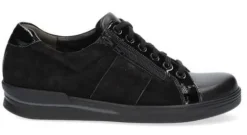 DAMES Durea - Wijdte K - 6224 8057 - Zwart - Uitneembaar voetbed