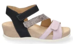 DAMES Durea - Wijdte K - 7405 291 - Zwart - Uitneembaar voetbed