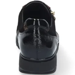 DAMES Durea - Wijdte K - 6263 1299 - Zwart - Uitneembaar voetbed