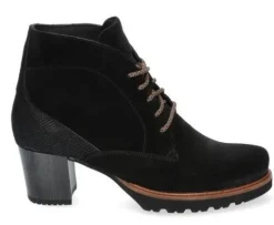 DAMES Durea - Wijdte K - 9733 9933 - Zwart - Uitneembaar voetbed.