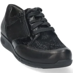 DAMES Durea - Wijdte K - 6287 1144 - Zwart - Uitneembaar voetbed