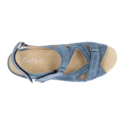 DAMES Durea - Wijdte K - 7419 - Blauw - Uitneembaar Voetbed