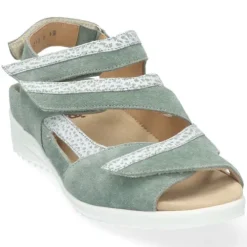 DAMES Durea - Wijdte K - 7413 - Groen - Uitneembaar Voetbed