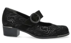 DAMES Durea - Wijdte K - 5741-9095 - Zwart - Uitneembaar voetbed