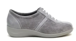 DAMES Durea - Wijdte M - 6095 - Grijs - Uitneembaar voetbed