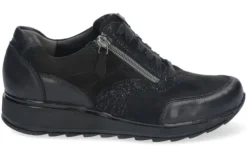 DAMES Durea - Zwart - wijdte E - 6279 - uitneembaar voetbed