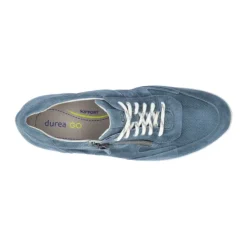 DAMES Durea Go - Wijdte G - Blauw - Uitneembaar voetbed