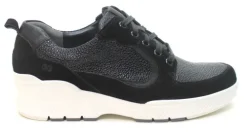 DAMES Durea Go2 - Wijdte H - 6232 8738 - Zwart - Uitneembaar voetbed
