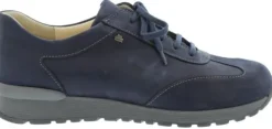 Heren Finn Comfort - ca H 1/2 Wijdte - Shelton Blauw - Uitneembaar voetbed