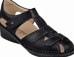 DAMES Finn Comfort - ca Wijdte G 1/2 - Funen - Zwart - Uitneembaar voetbed.