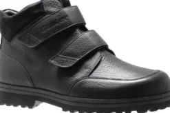 Heren Ganter - Wijdte K - 256861 0100 - Zwart - Uitneembaar voetbed.