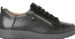 DAMES Ganter - Wijdte K - 208187 0100 - Zwart - Uitneembaar voetbed