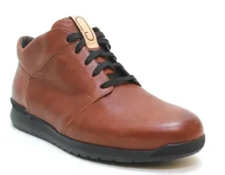 Heren Gijs - Wijdte M plus - 1504 8455 - Cognac - Uitneembaar voetbed