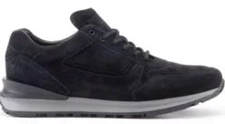 Heren Greve - Wijdte H - 7258 - 2936 - All Black - Uitneembaar voetbed