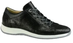 DAMES Hartjes - Wijdte D - 231062 - Zwart - Uitneembaar voetbed