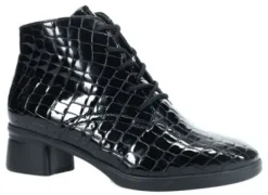 DAMES Hartjes - Wijdte G - 1903 - Zwart - Uitneembaar voetbed