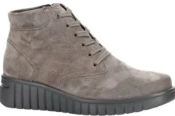 DAMES Hartjes - Wijdte H - 172 2202 - Taupe - Uitneembaar voetbed