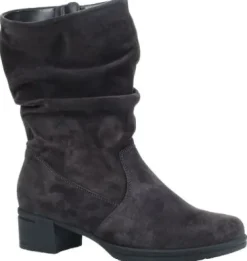 DAMES Hartjes - Wijdte H - 0202 - Zwart - Uitneembaar voetbed