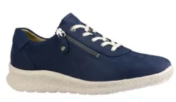 DAMES Hartjes - Wijdte K - 162 1606 - Blauw - Uitneembaar voetbed