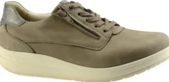 DAMES Hartjes - Wijdte M - 251662 - Taupe - Uitneembaar voetbed