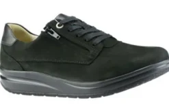 DAMES Hartjes - Wijdte M - Diabetic - 262 2512 - Zwart - Uitneembaar voetbed