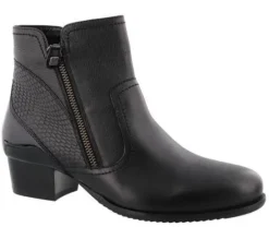 DAMES Helioform - Wijdte K - 231 017 0404 - Zwart - Uitneembaar voetbed