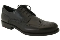 Heren Lloyd - Wijdte F - Tampico - Zwart - Uitneembaar voetbed