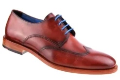 Heren Lloyd - Wijdte F - Rocco 13094 - Cognac - Uitneembaar voetbed