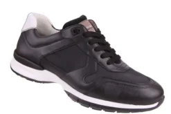 Heren Lloyd - Wijdte K - Kodex - Zwart - Uitneembaar voetbed.