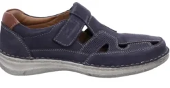 Heren Josef Seibel Seibel - Wijdte K - 43635 Anvers - 81-21-505 - Blauw - Uitneembaar voetbed