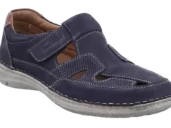 Heren Josef Seibel Seibel - Wijdte K - 43635 Anvers - 81-21-505 - Blauw - Uitneembaar voetbed