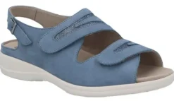 DAMES Solidus - Wijdte H - 73043 - Blauw - Uitneembaar voetbed
