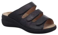 DAMES Solidus - Wijdte H - 21154 01035 - Zwart - Uitneembaar voetbed