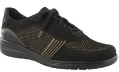 DAMES Solidus - Wijdte H - 27017 00855 - Zwart - Uitneembaar voetbed