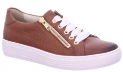 DAMES Solidus - Wijdte H - 37004 - Cognac - Uitneembaar voetbed