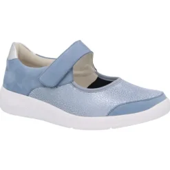 DAMES Solidus - Wijdte H - 56501 - Jeans - Uitneembaar Voetbed