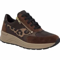 DAMES Solidus - Wijdte H - Bruin - 30721 - Uitneembaar voetbed