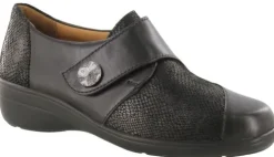 DAMES Solidus - Wijdte J - 26428 0308 - Zwart - Uitneembaar voetbed